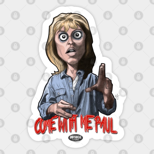 Samantha Pringle Sticker by AndysocialIndustries